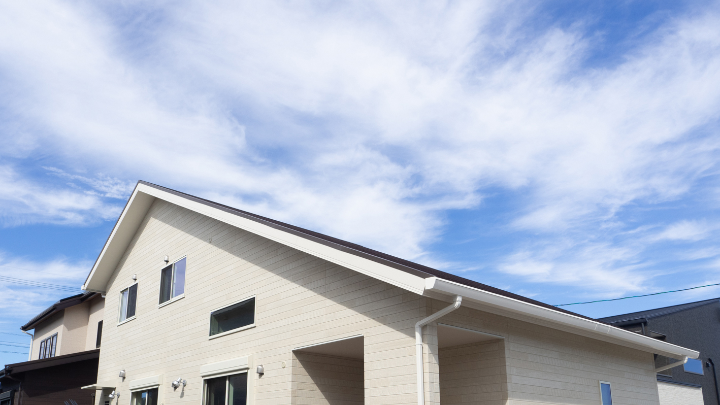 オープンスキップのある家