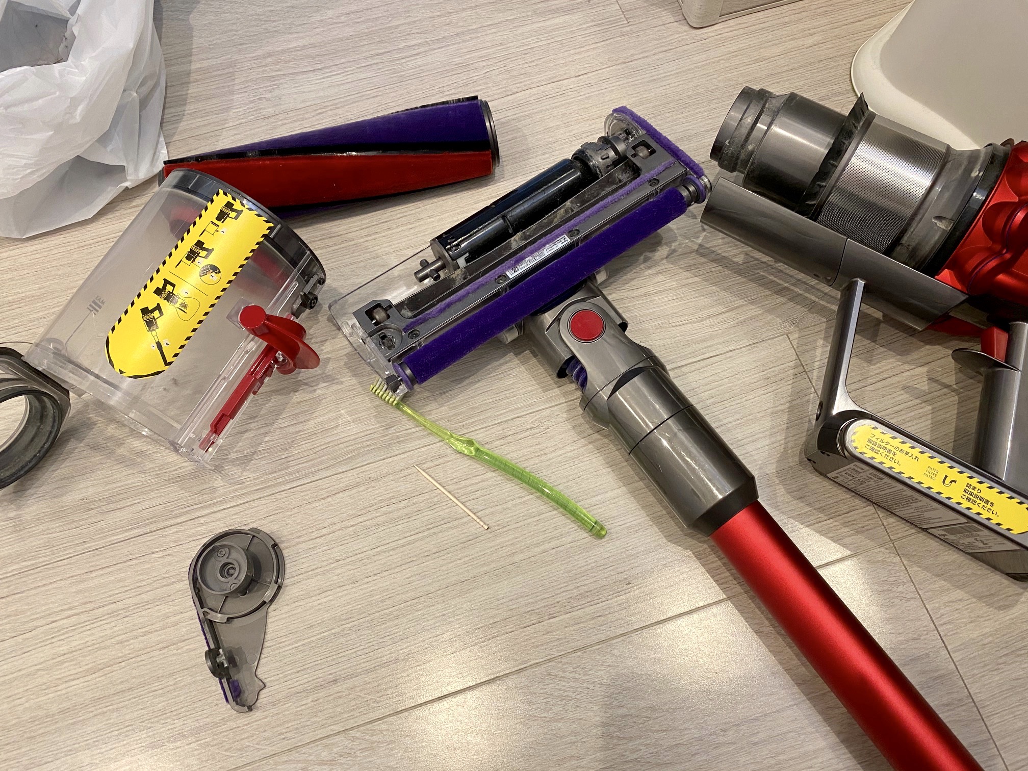 掃除機のメンテナンス