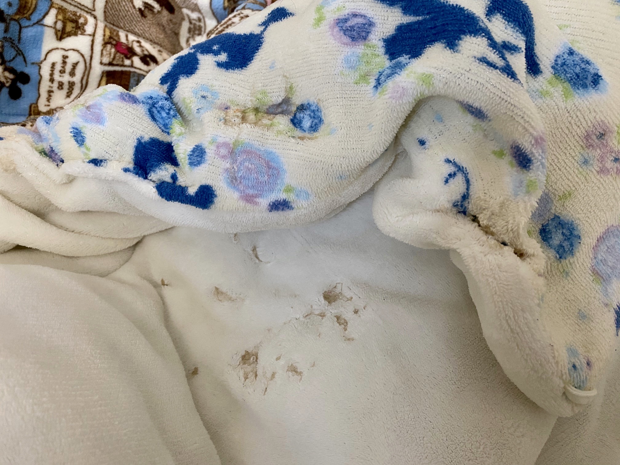 布団などにスライムがついてしまった時の対処法