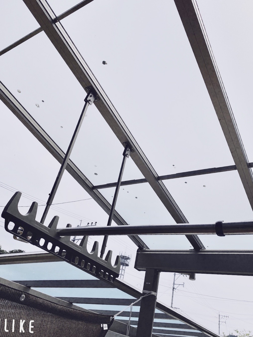 屋根がついてて良かった