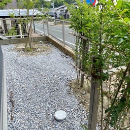 ベランダ掃除でハプニング