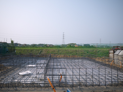 配筋完了しました〔遠賀町A様邸〕