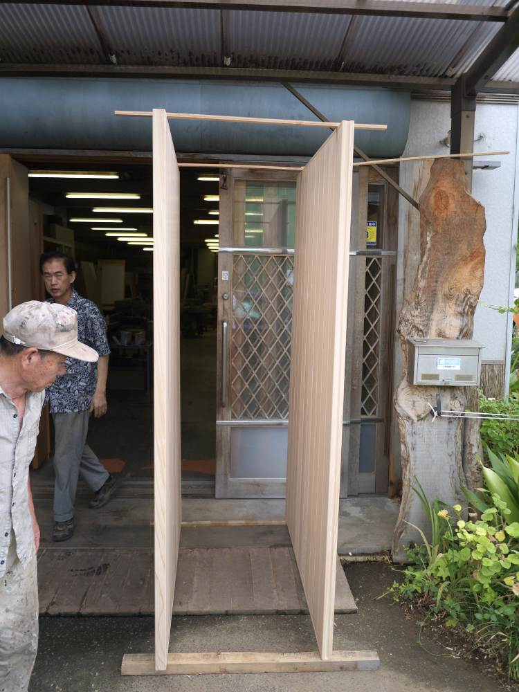 建具が完成しました