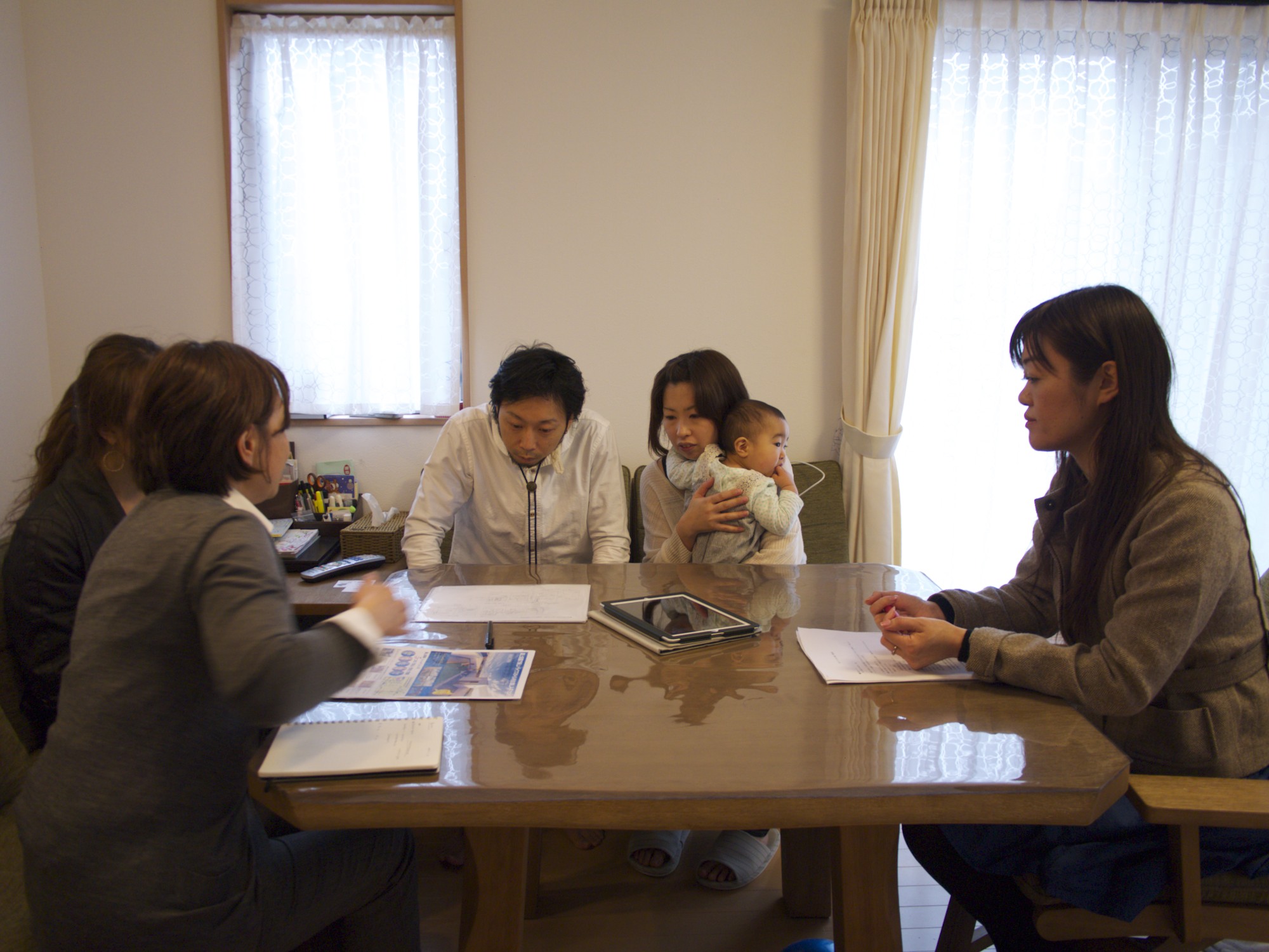 屋上にお庭があるお家にて。。。