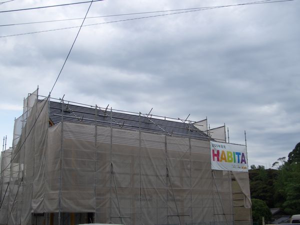 HABITAモデルの工事状況