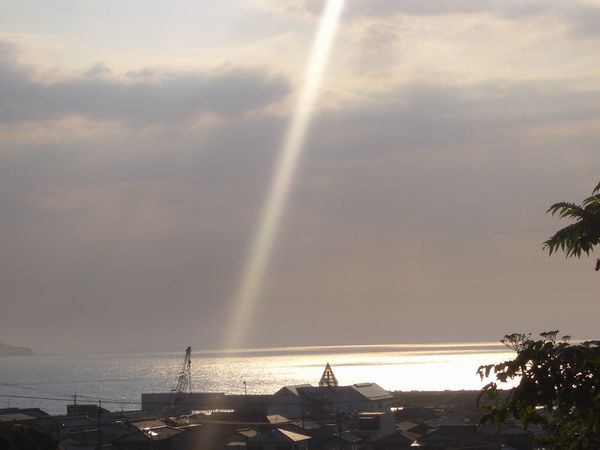 この眺め、癒された。